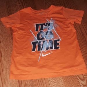 Orange and blue Nike t-shirt